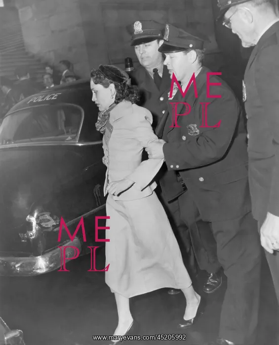 : Lolita Lebron (b. 1919), under arrest in ? : Lolita Lebron (b. 1919), under arrest in ?