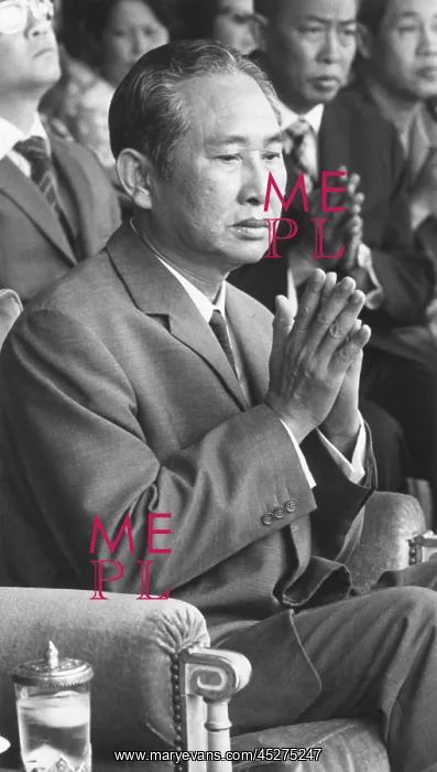: Lon Nol, Cambodia's President at the dedication : Lon Nol, Cambodia's President at the dedication