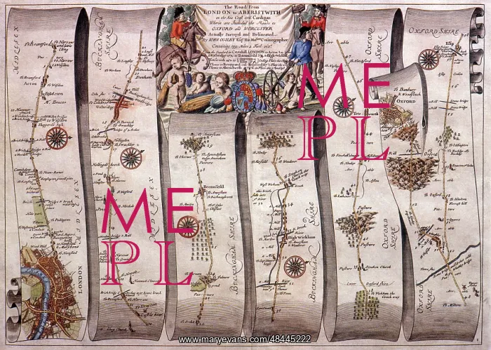 : London to Aberistwith Map : London to Aberistwith Map