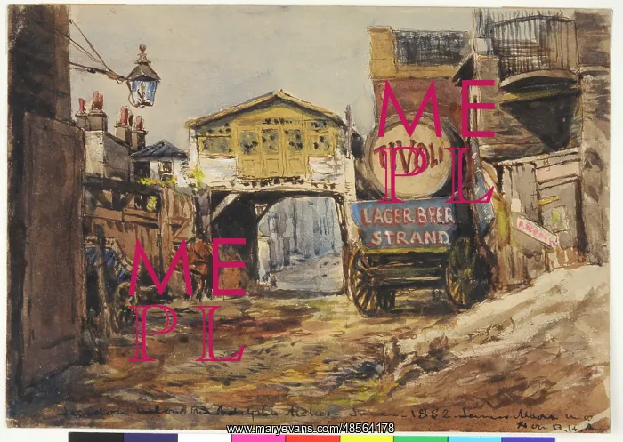 : London. Below the Adelphi Arches : London. Below the Adelphi Arches