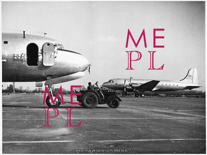 : LONDON AIRPORT 1950S : LONDON AIRPORT 1950S