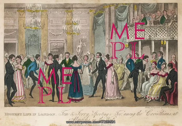 : LONDON / ALMACKS / TOE 1821 : LONDON / ALMACKS / TOE 1821