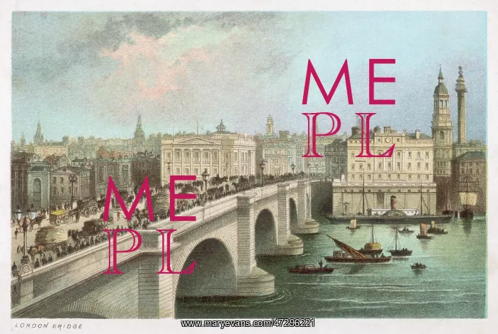 : LONDON BRIDGE C1850 : LONDON BRIDGE C1850