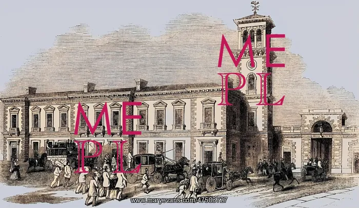 : London Bridge station 1844 : London Bridge station 1844