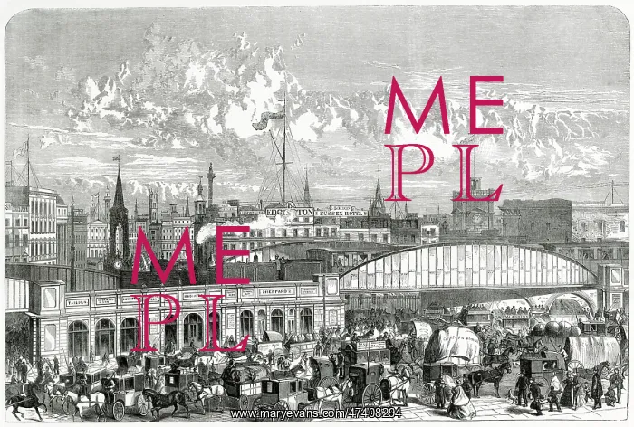 : London Bridge Station 1866 : London Bridge Station 1866