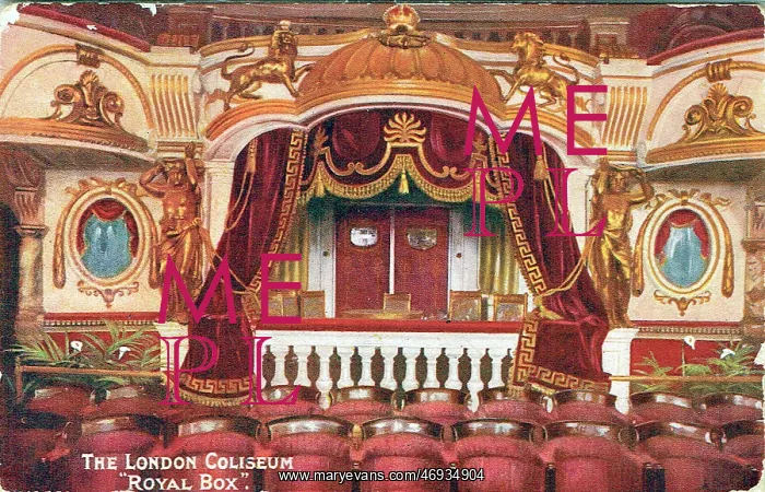 : London Coliseum - the Royal Box : London Coliseum - the Royal Box