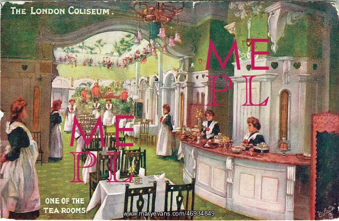 : London Coliseum - tea room : London Coliseum - tea room