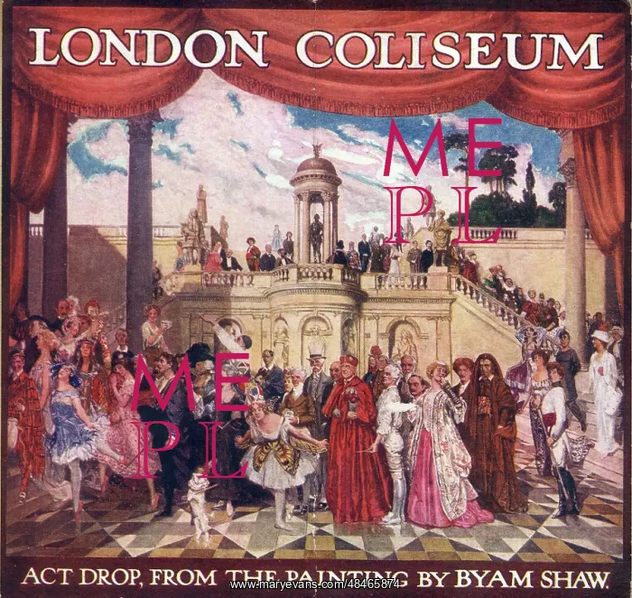  : London Coliseum Theatre, Act Drop