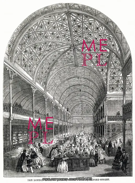 : The London Crystal Palace bazaar, 1858 : The London Crystal Palace bazaar, 1858