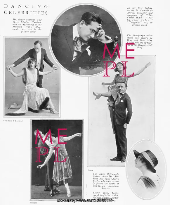 : A few top London dancing celebrities, 1922 : A few top London dancing celebrities, 1922