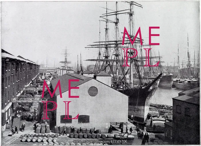 : London Docks 1896 : London Docks 1896
