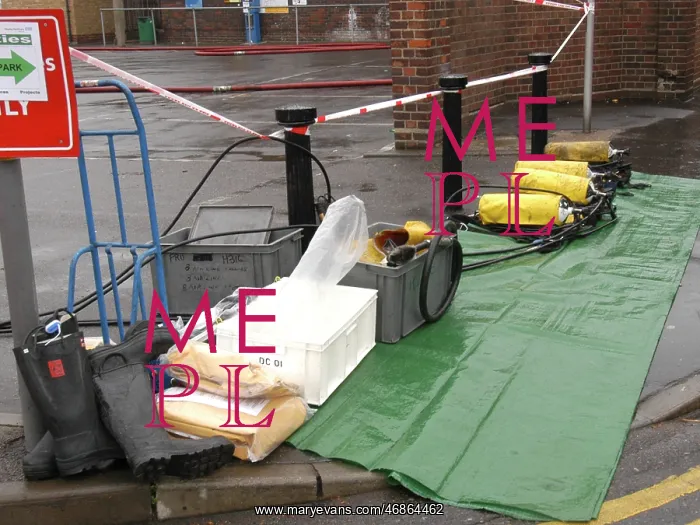 : London Fire Brigade decontamination exercise : London Fire Brigade decontamination exercise
