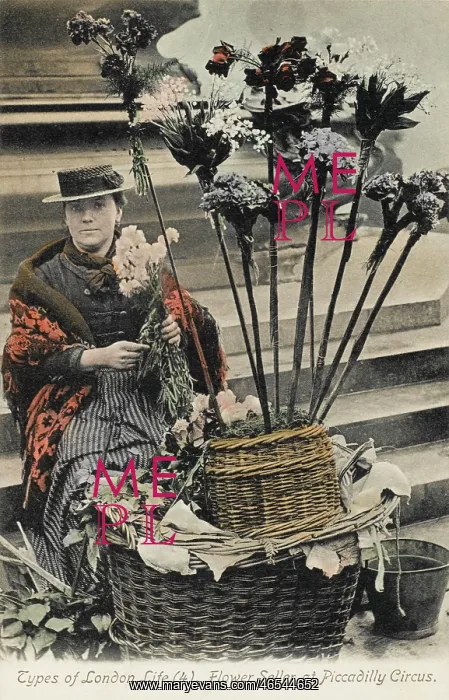 : London Flower Seller : London Flower Seller