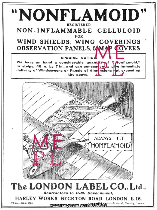 : London Label NONFLAMOID Celluloid Transparencies : London Label NONFLAMOID Celluloid Transparencies