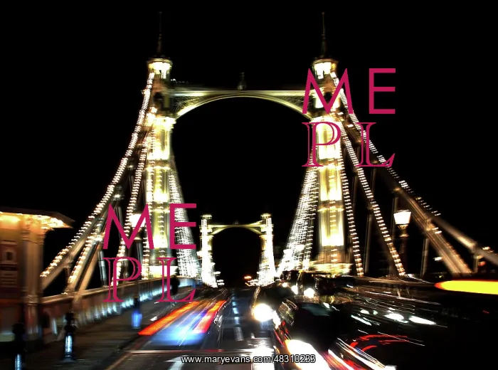 : London Light - Albert Bridge : London Light - Albert Bridge
