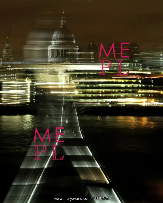 : London Light - St Pauls and Millenium Bridge : London Light - St Pauls and Millenium Bridge