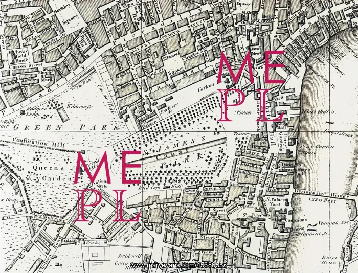  : London Map, 1804