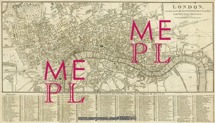 : London Map 1806 : London Map 1806