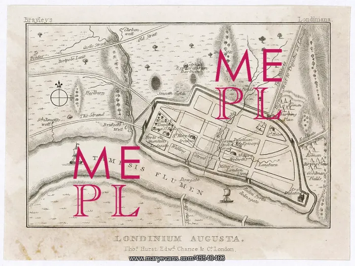 : London Map - Roman Period : London Map - Roman Period