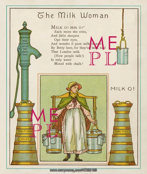 : London Milkmaid - Crane : London Milkmaid - Crane