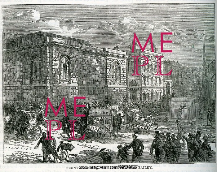  : London - Front of Newgate From the Old Bailey