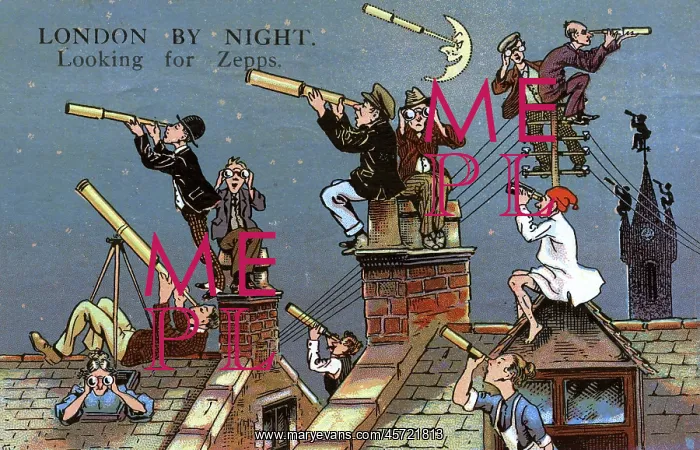 : London by Night - Looking for Zeppelins : London by Night - Looking for Zeppelins