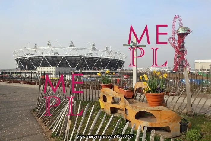 : London Olympic Stadium and ArcelorMittal Orbit : London Olympic Stadium and ArcelorMittal Orbit