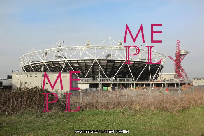 : London Olympic Stadium and ArcelorMittal Orbit : London Olympic Stadium and ArcelorMittal Orbit