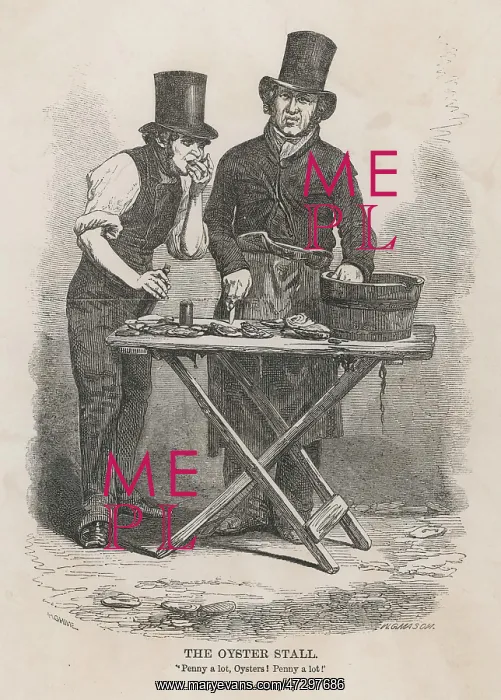 : LONDON OYSTER STALL : LONDON OYSTER STALL