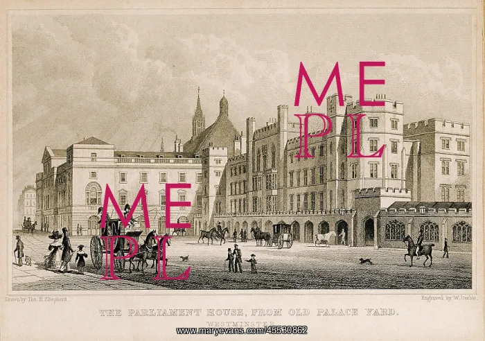 : London. Parliament. Engraving : London. Parliament. Engraving