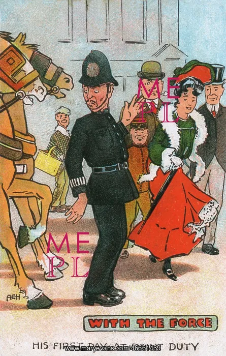 : London Policeman's First Day at Point Duty : London Policeman's First Day at Point Duty