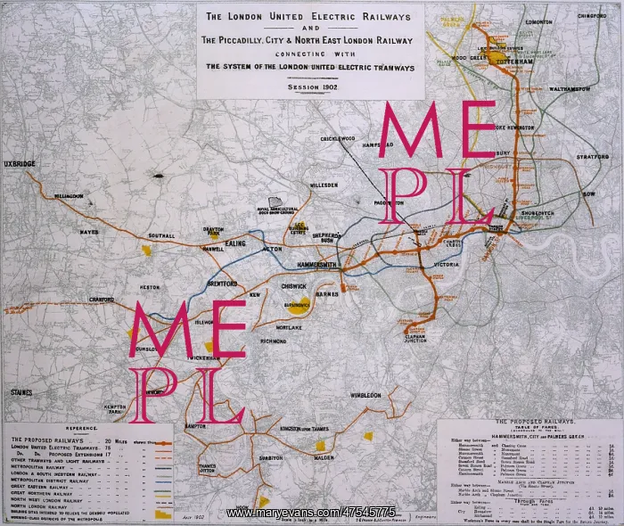 : London railways map : London railways map