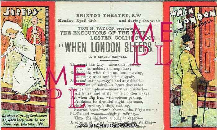 : When London Sleeps by Charles Darrell : When London Sleeps by Charles Darrell