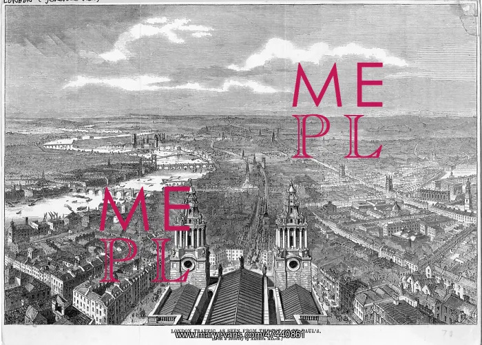 : LONDON FROM ST PAULS : LONDON FROM ST PAULS