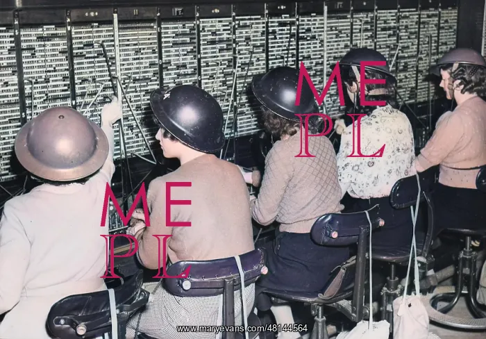 : London telephone exchange, WWII : London telephone exchange, WWII