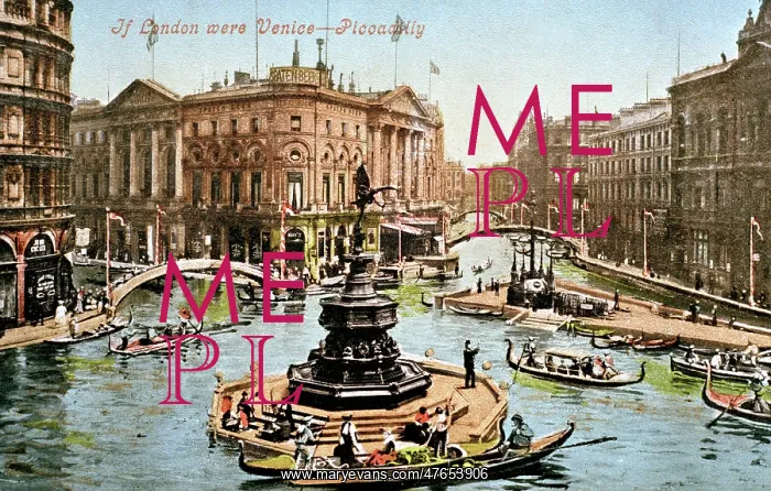 : If London were Venice, Piccadilly Circus : If London were Venice, Piccadilly Circus