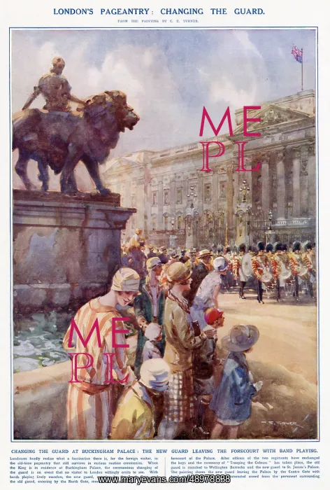 : London's Pageantry - Changing the Guard by C.E. Turner : London's Pageantry - Changing the Guard by C.E. Turner