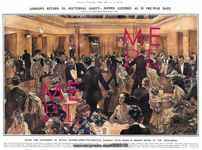 : London's return to noctural gaiety: dancing at the Trocadero : London's return to noctural gaiety: dancing at the Trocadero