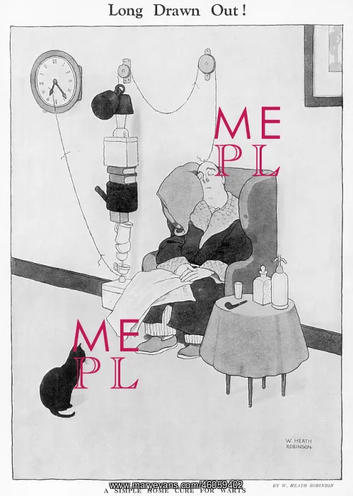 : Long Drawn Out! by William Heath Robinson : Long Drawn Out! by William Heath Robinson