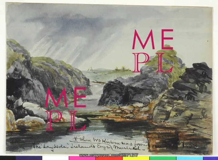 : The Long Hole, Ireland's Eye where Mrs Kirwin was found Murd : The Long Hole, Ireland's Eye where Mrs Kirwin was found Murd