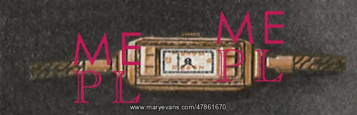  : Long Rectangular Watch