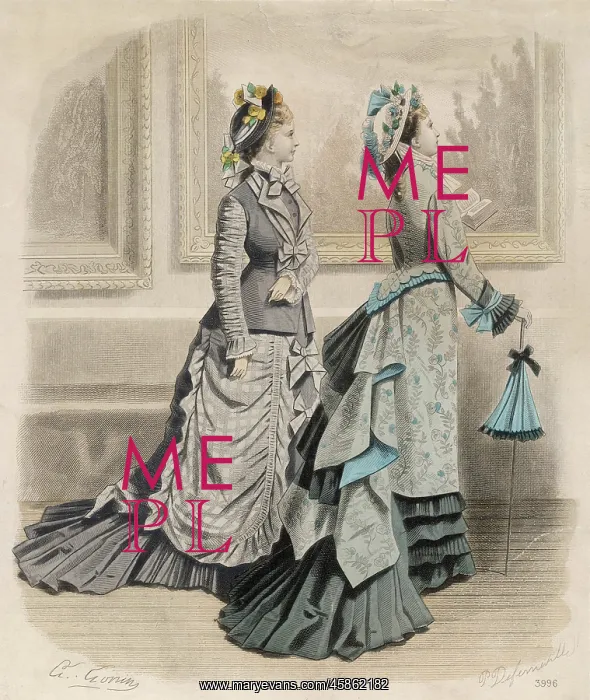 : Long Trained Skirts 1875 : Long Trained Skirts 1875