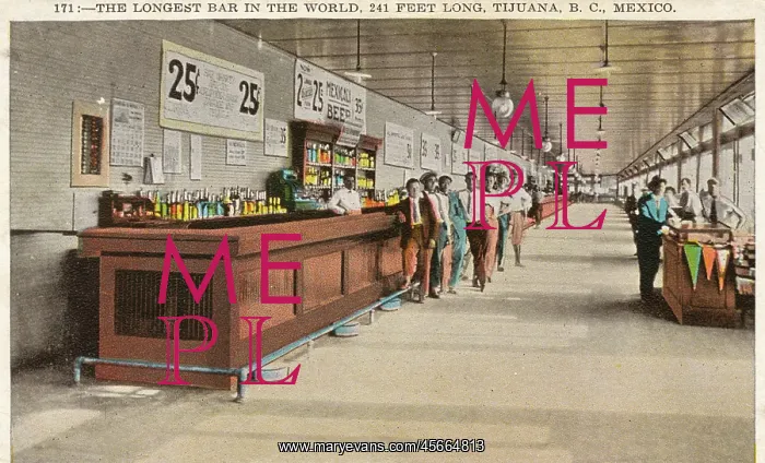 : The Longest Bar in the World - Tijuana, Mexico : The Longest Bar in the World - Tijuana, Mexico