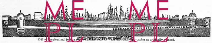 : Longitudinal Section of Thames Tunnel, London : Longitudinal Section of Thames Tunnel, London