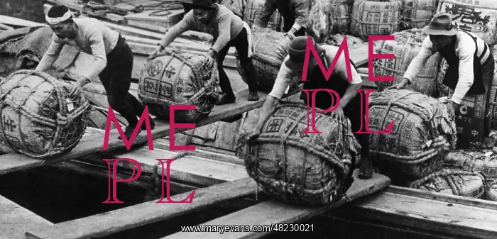 : Longshoremen in Tokyo, 1930's : Longshoremen in Tokyo, 1930's
