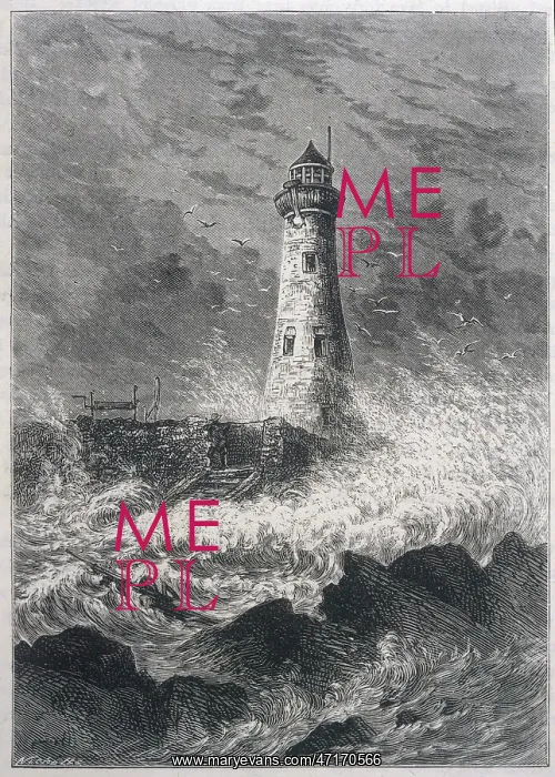 : Longstone Lighthouse, Farne Islands, Northumberland : Longstone Lighthouse, Farne Islands, Northumberland