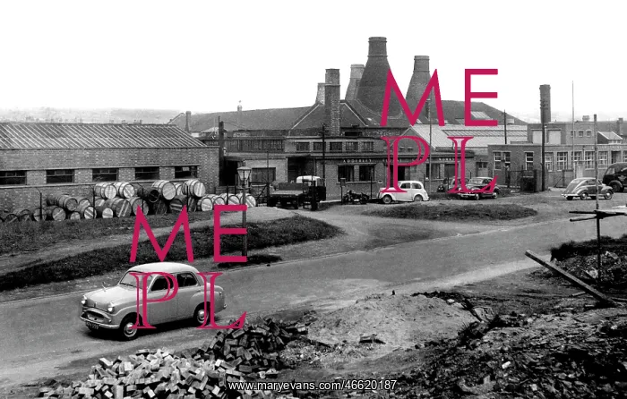  : Longton, the Pottery Kilns 1955