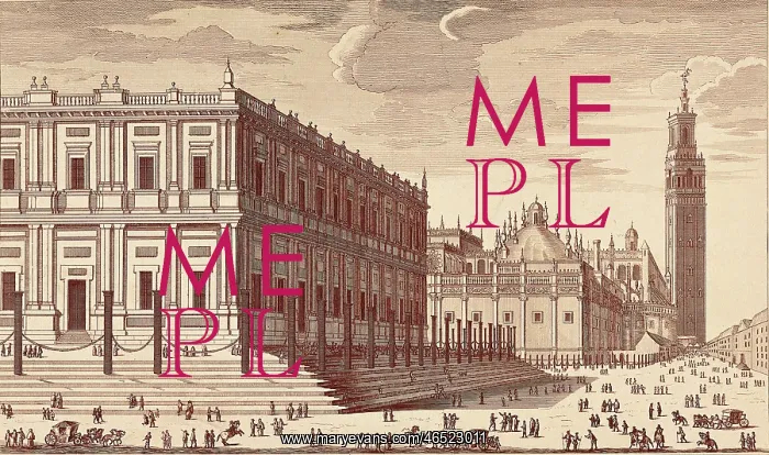 : Lonja de Comercio (Trading building) and a : Lonja de Comercio (Trading building) and a