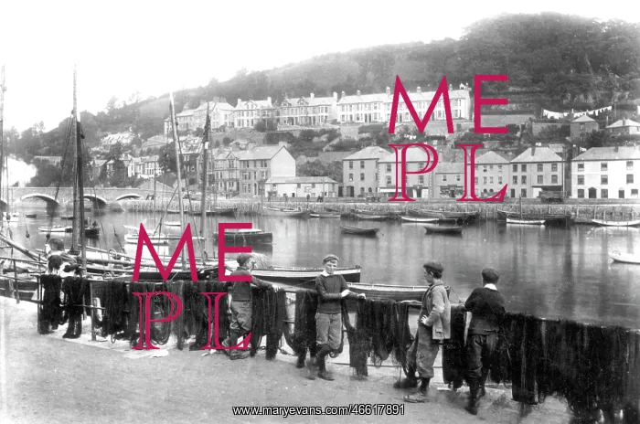  : Looe, the harbour 1906