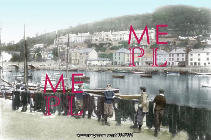  : Looe, the harbour 1906